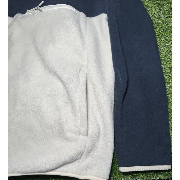 Goodfellow and Co Fleece Jacket Men’s Size XL Tan/Blue Quarter Zip Men’s Fleece - Picture 3 of 7